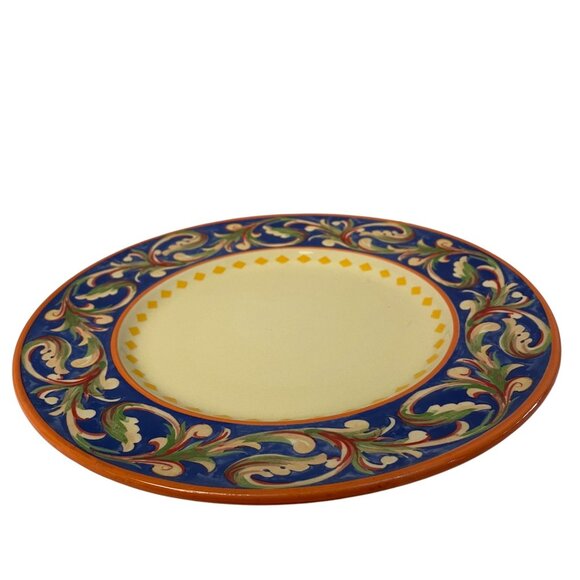 Pfaltzgraff Villa Della Luna Dinner Plate 11" Hand-Painted Ceramic Multicolor De - Picture 2 of 7